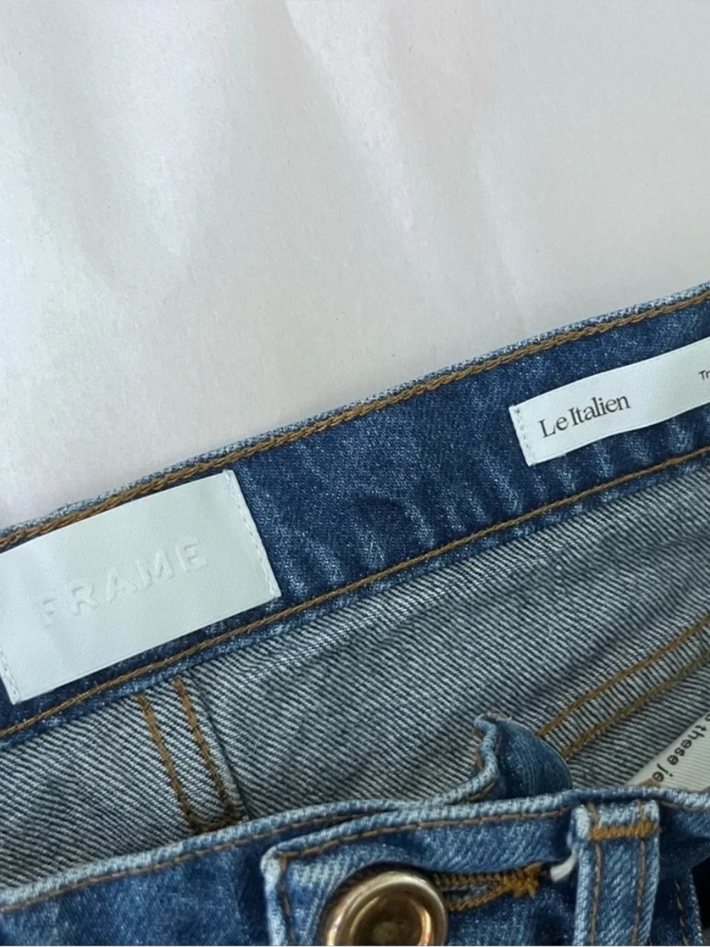Frame Denim Le Italien True Straight Women's Jeans Size 27 Vintage Blue LISTL727